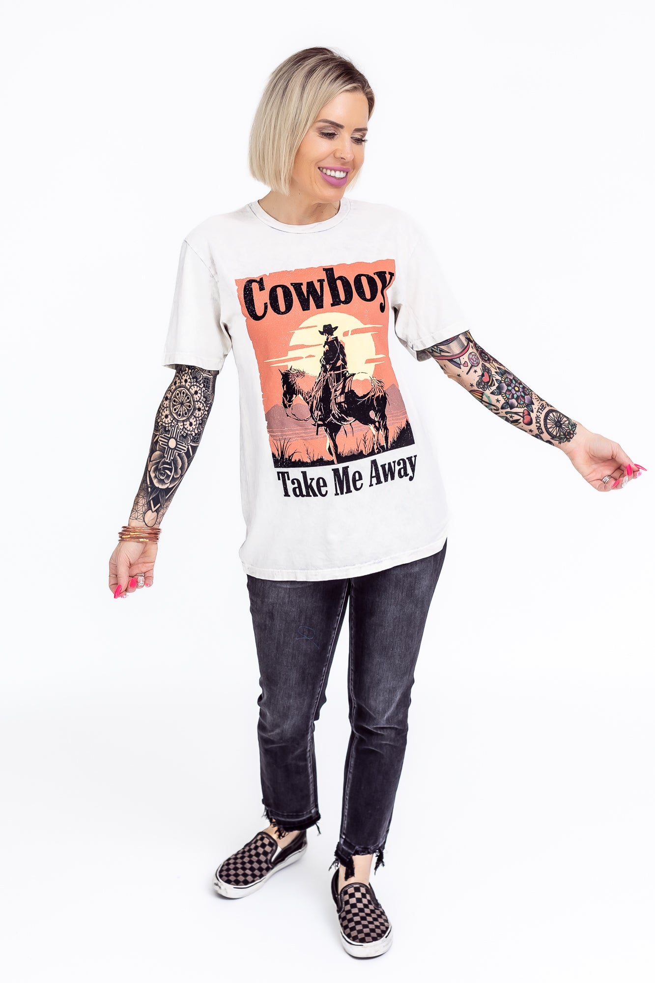 Take Me Away Graphic Tee- T120