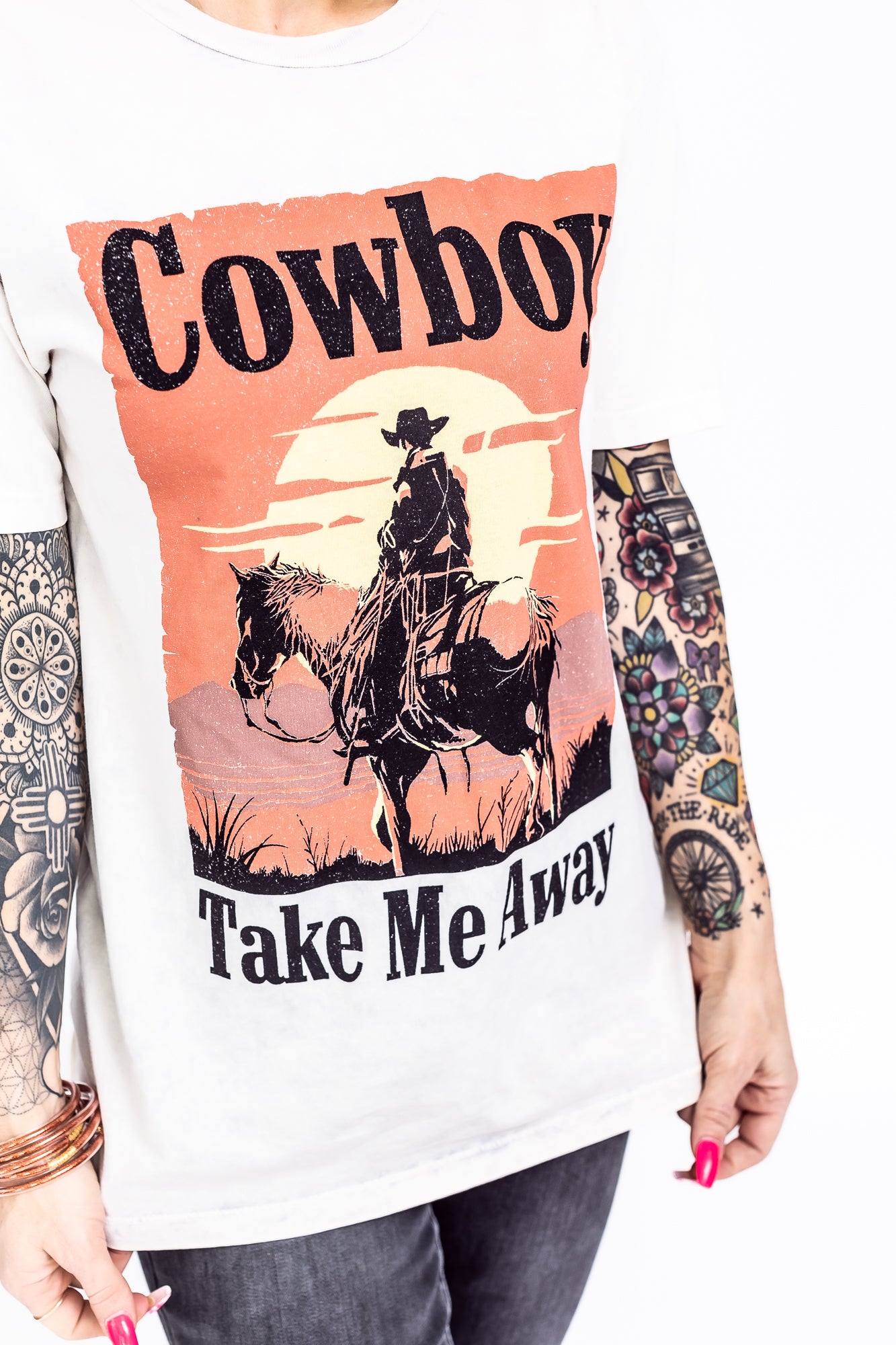 Take Me Away Graphic Tee- T120