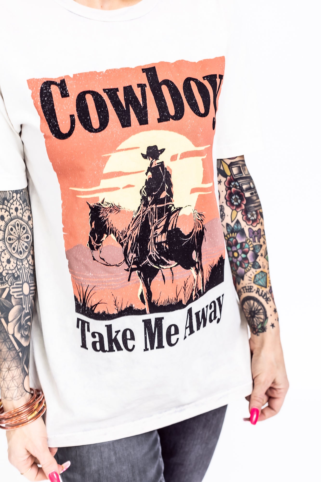 Take Me Away Graphic Tee- T120