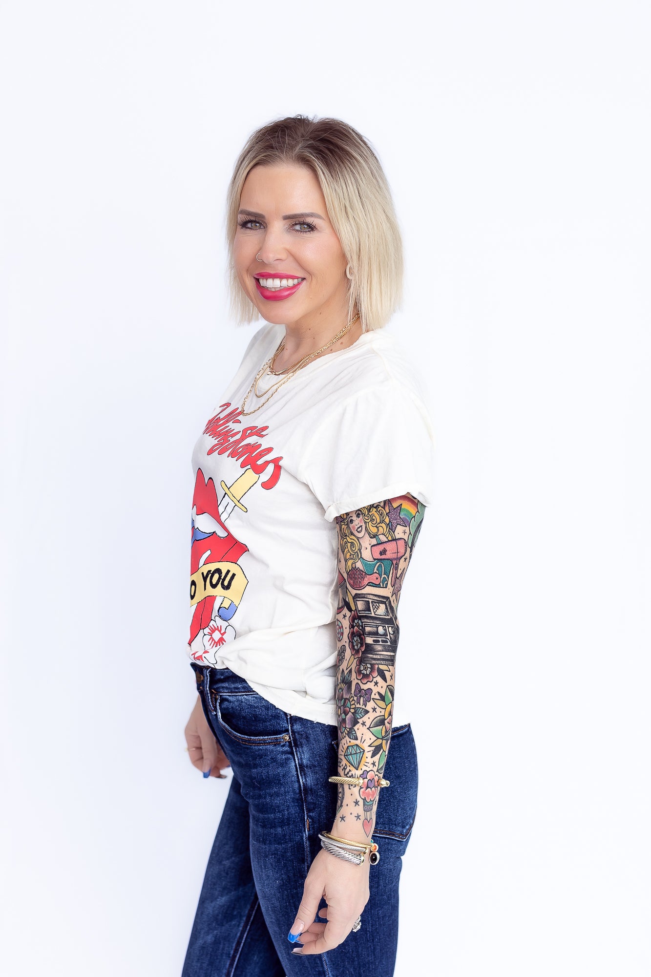 Rolling Stones Tattoo You Recycled Cotton Graphic Tee- T172