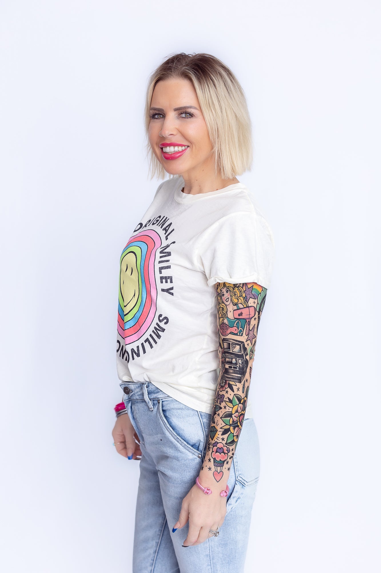 Smiley since 1972 Graphic Tee- T175