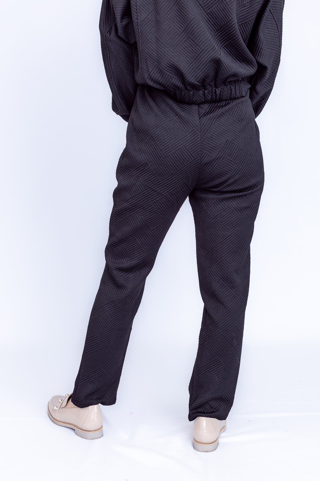 Cozy Chic Black Lounge Pants- P36