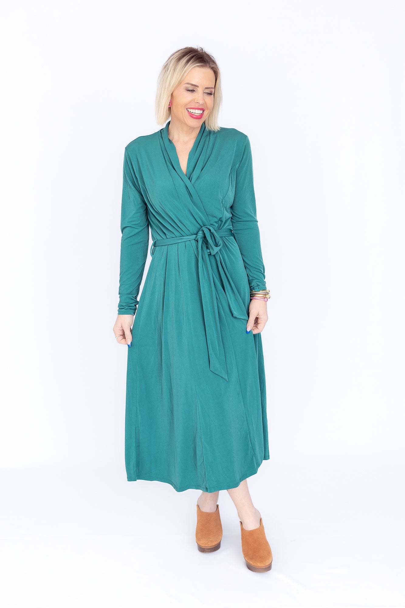 Chic Babe Long Emerald Cardigan- O38