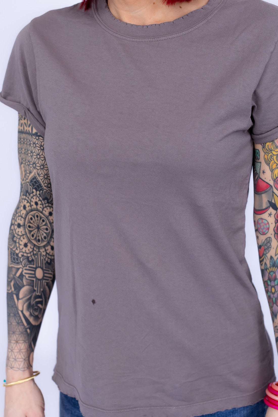 The Perfect Basic Gray Tee