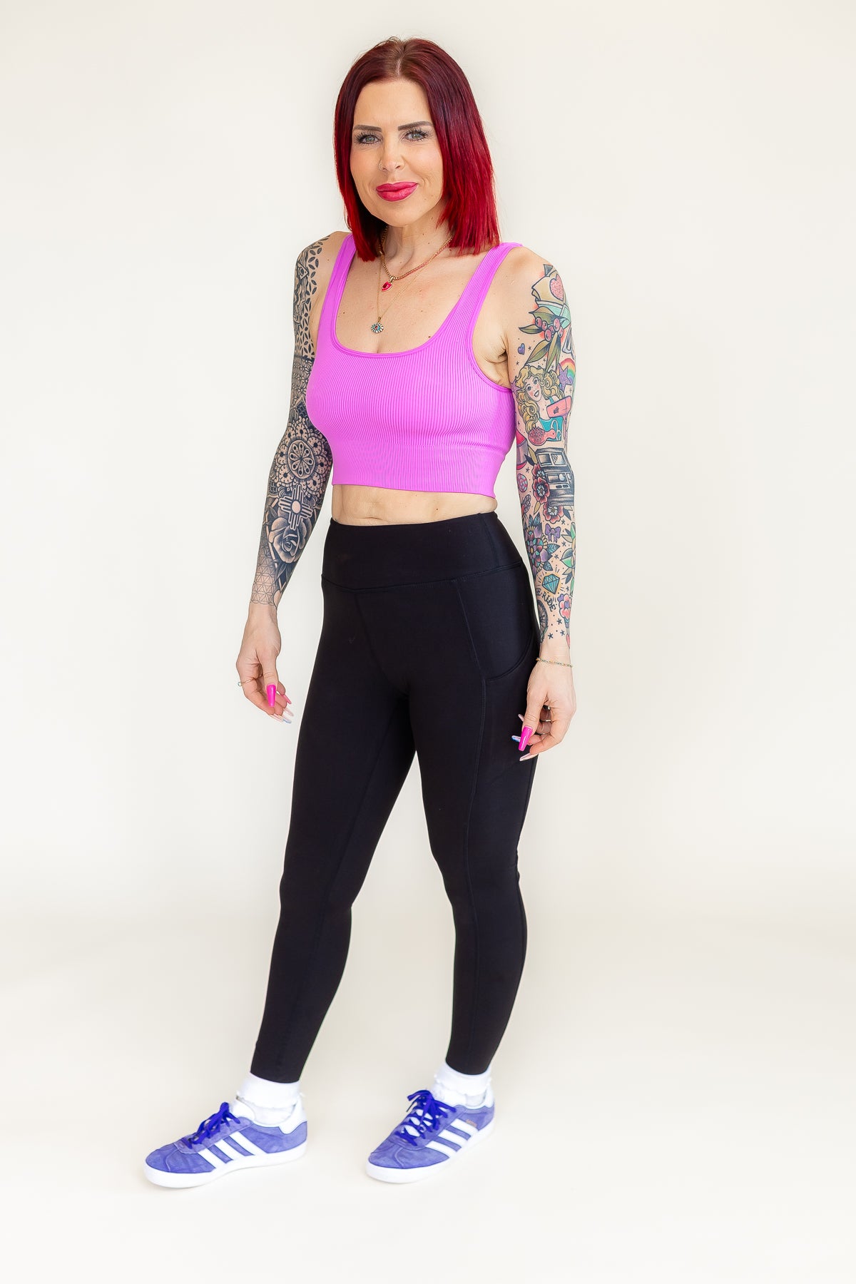 Everyday Brami / Crop Top Fuschia