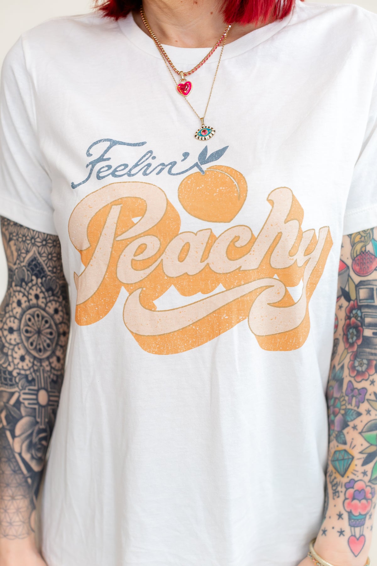 Feelin' Peachy Graphic Tee - T222