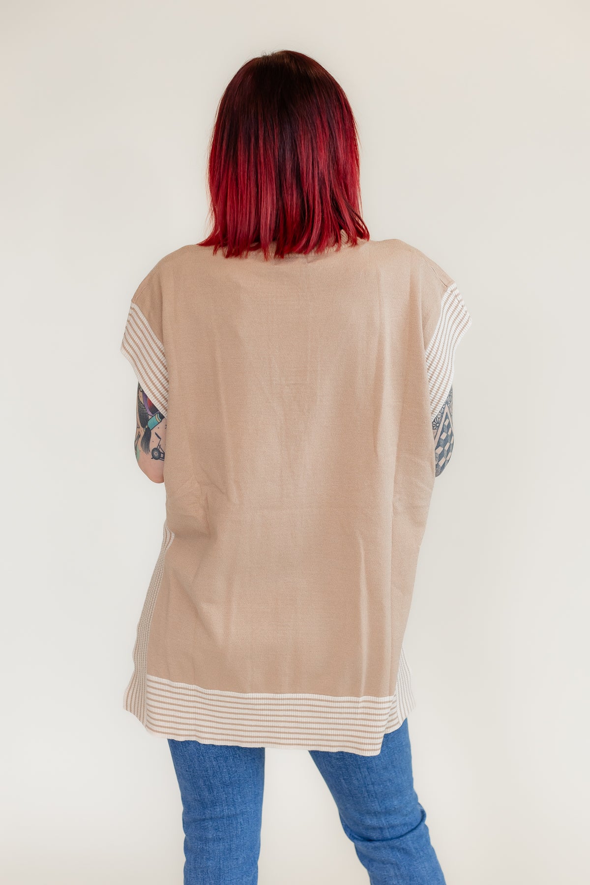 Coastal Comfort Knit Vest/Top- T221