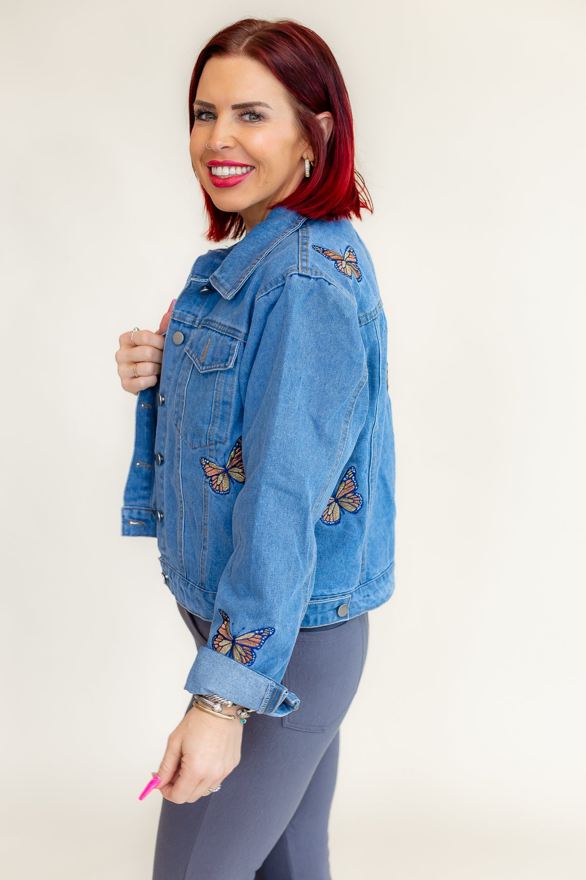 Butterfly Denim Jacket