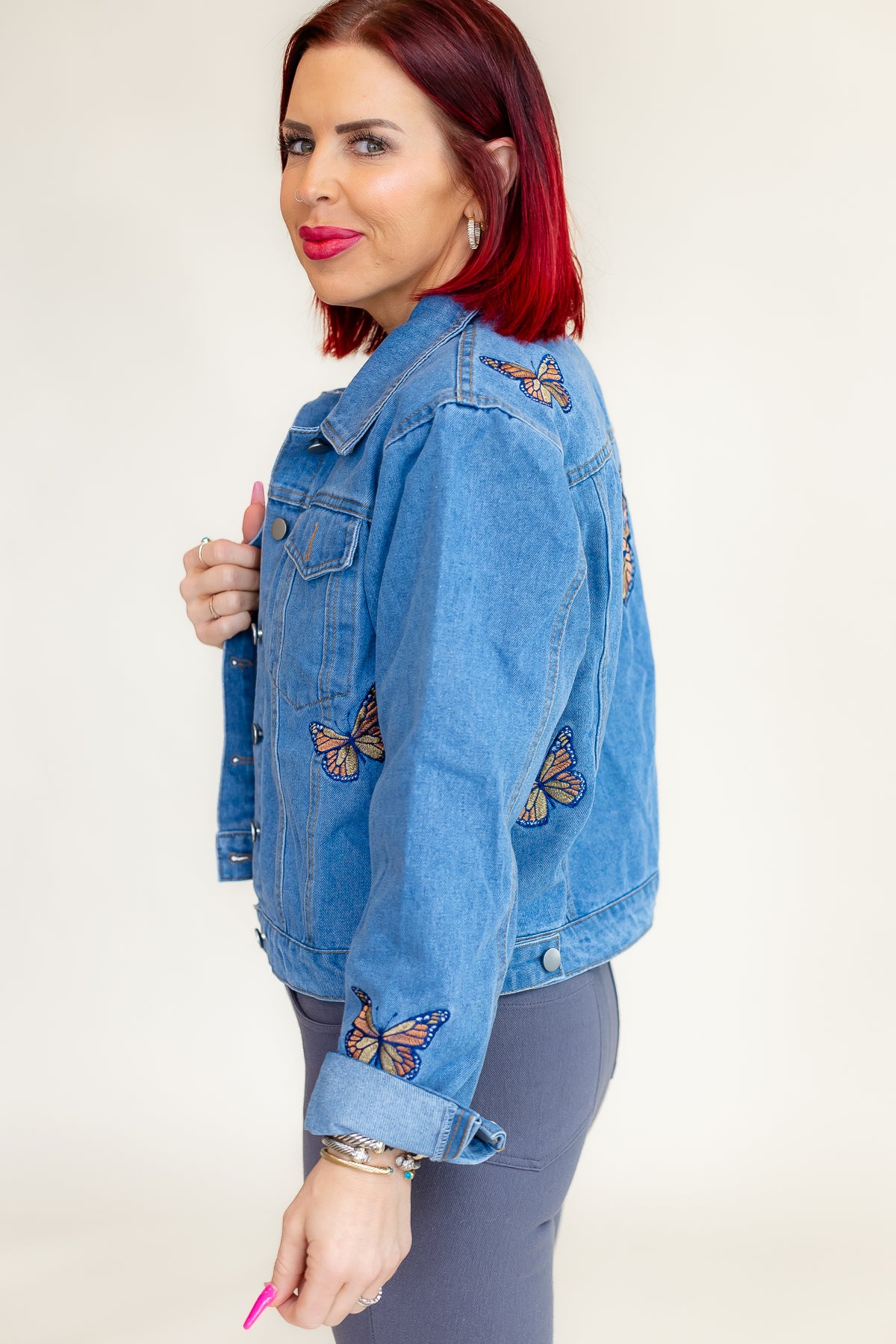 Butterfly Denim Jacket