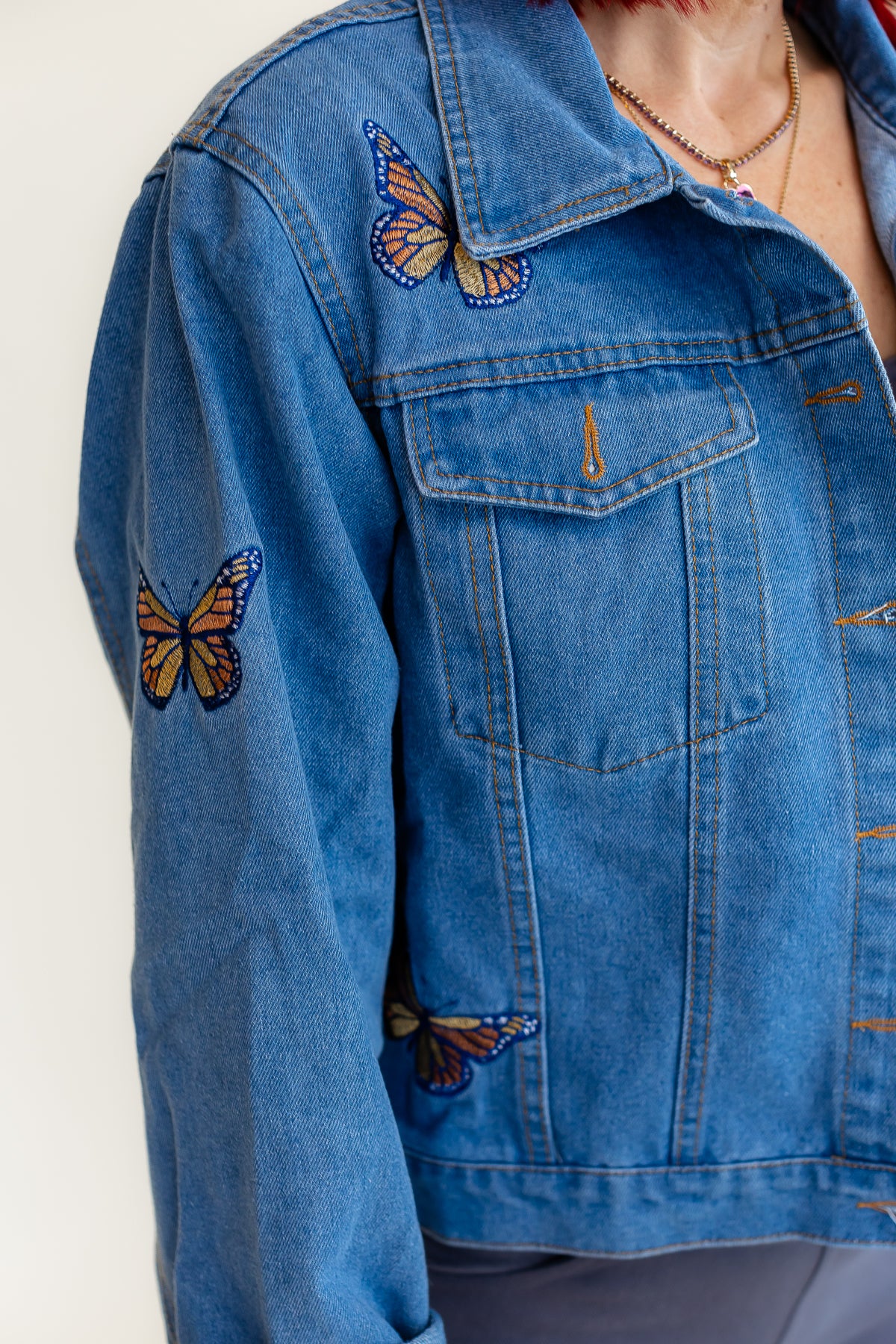 Butterfly Denim Jacket