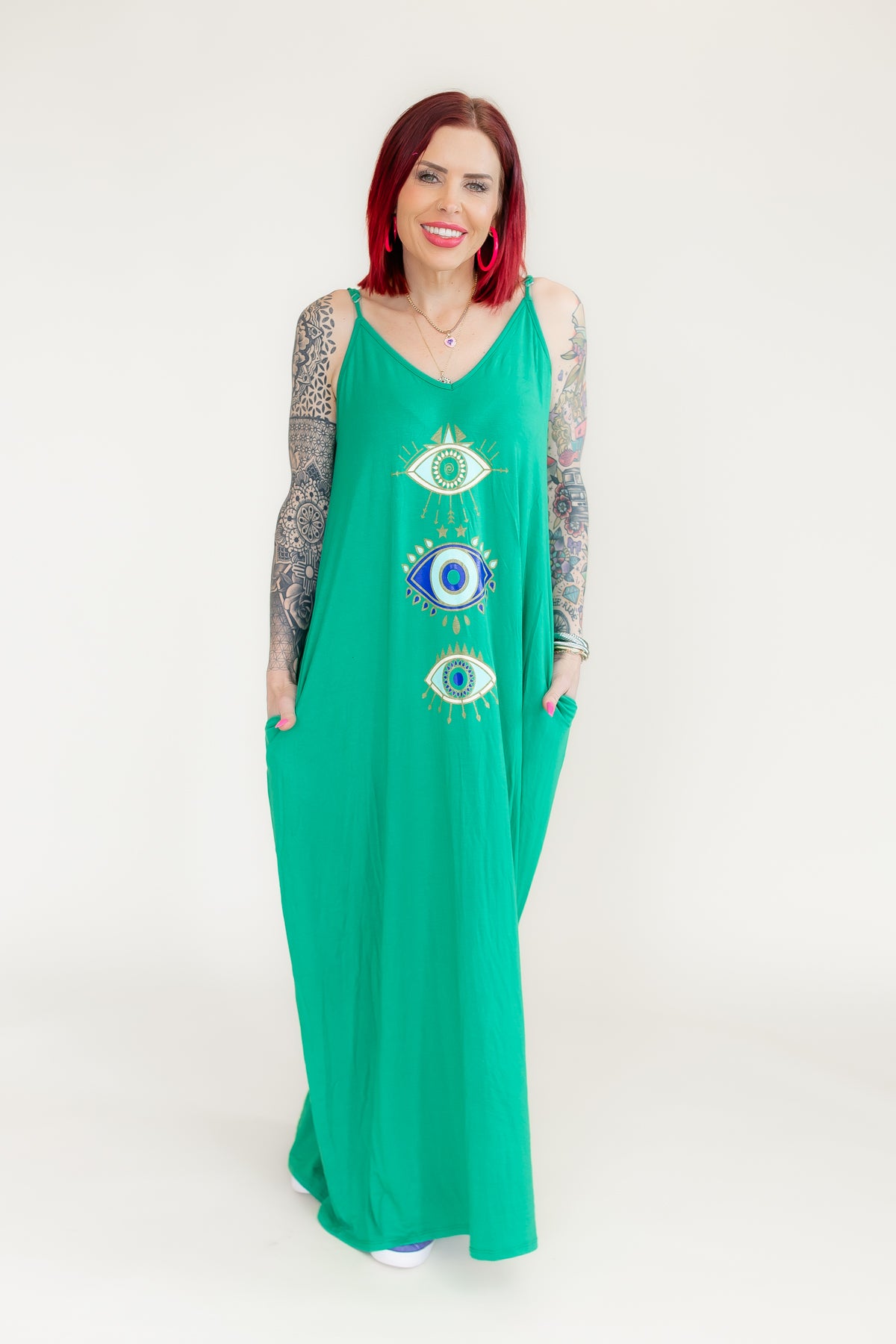 All Eyes On Me Maxi Dress - D13