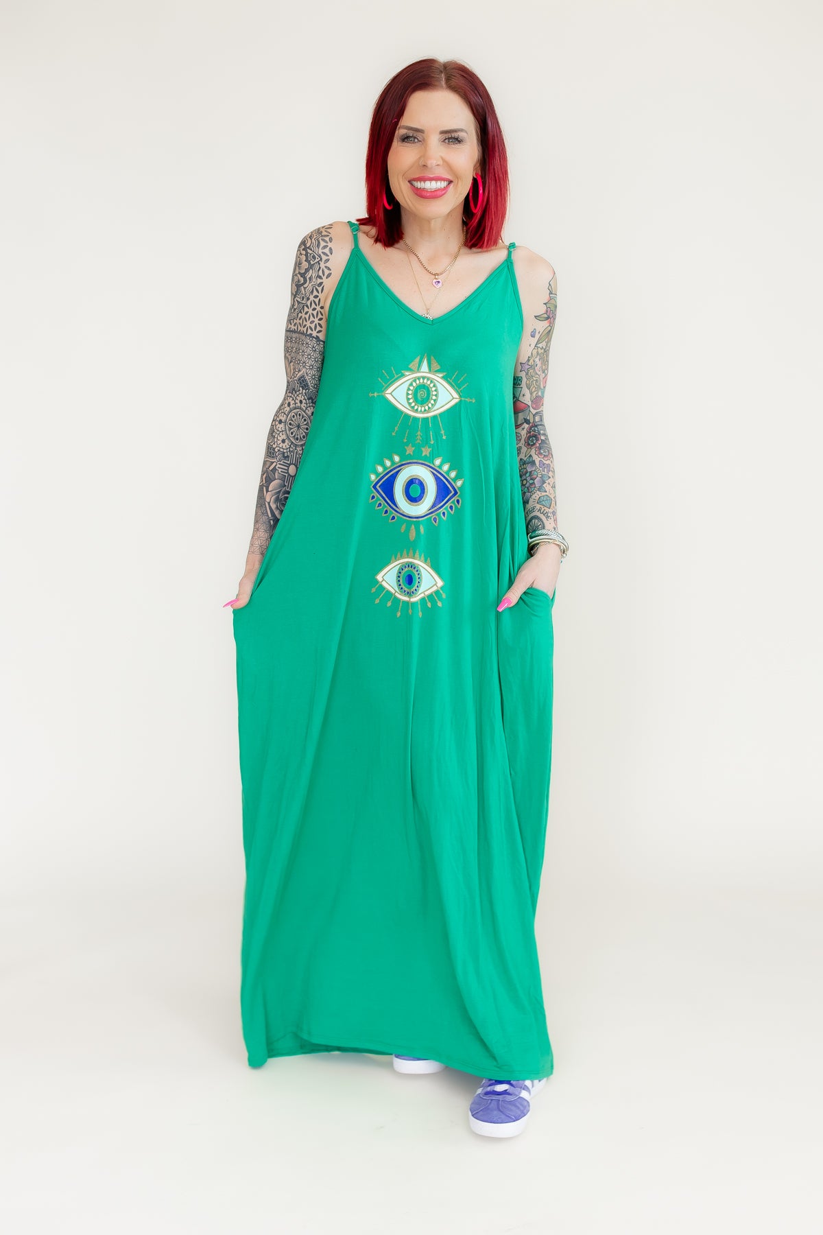 All Eyes On Me Maxi Dress - D13