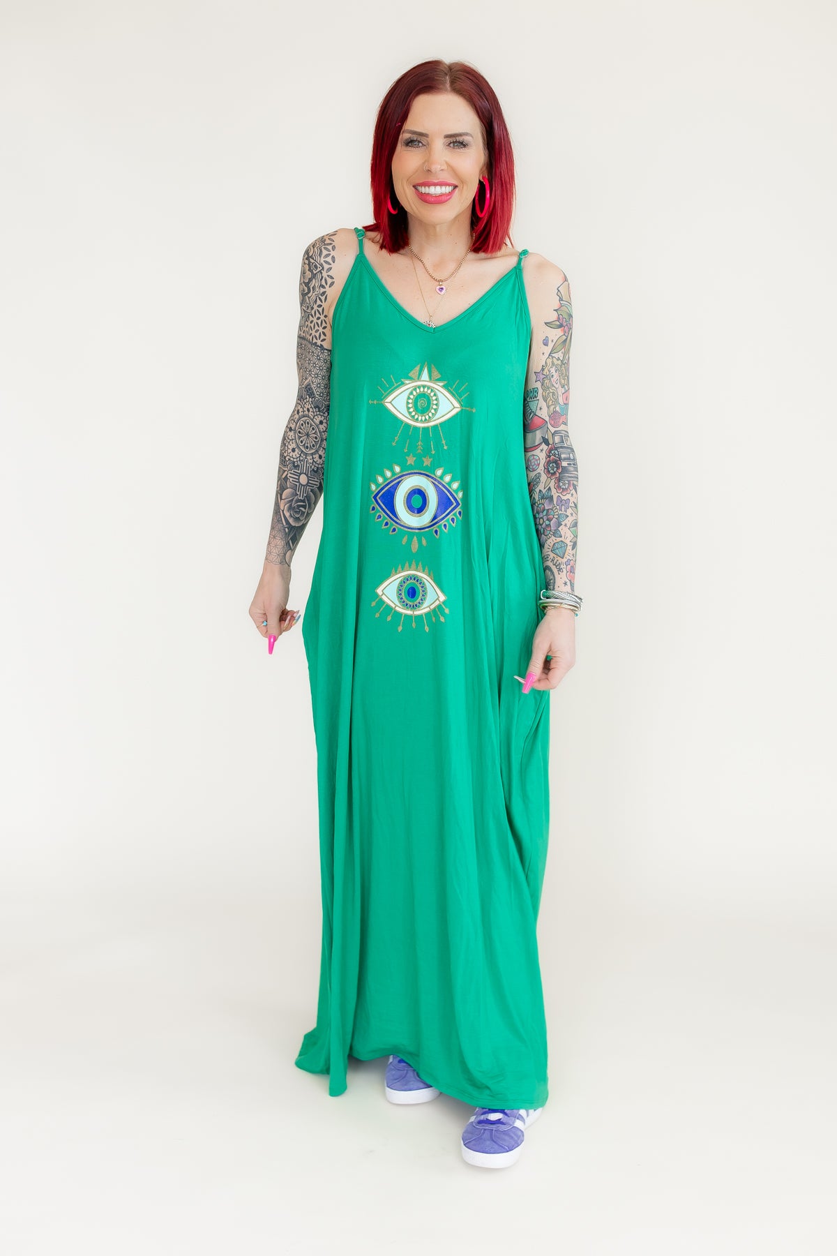 All Eyes On Me Maxi Dress - D13