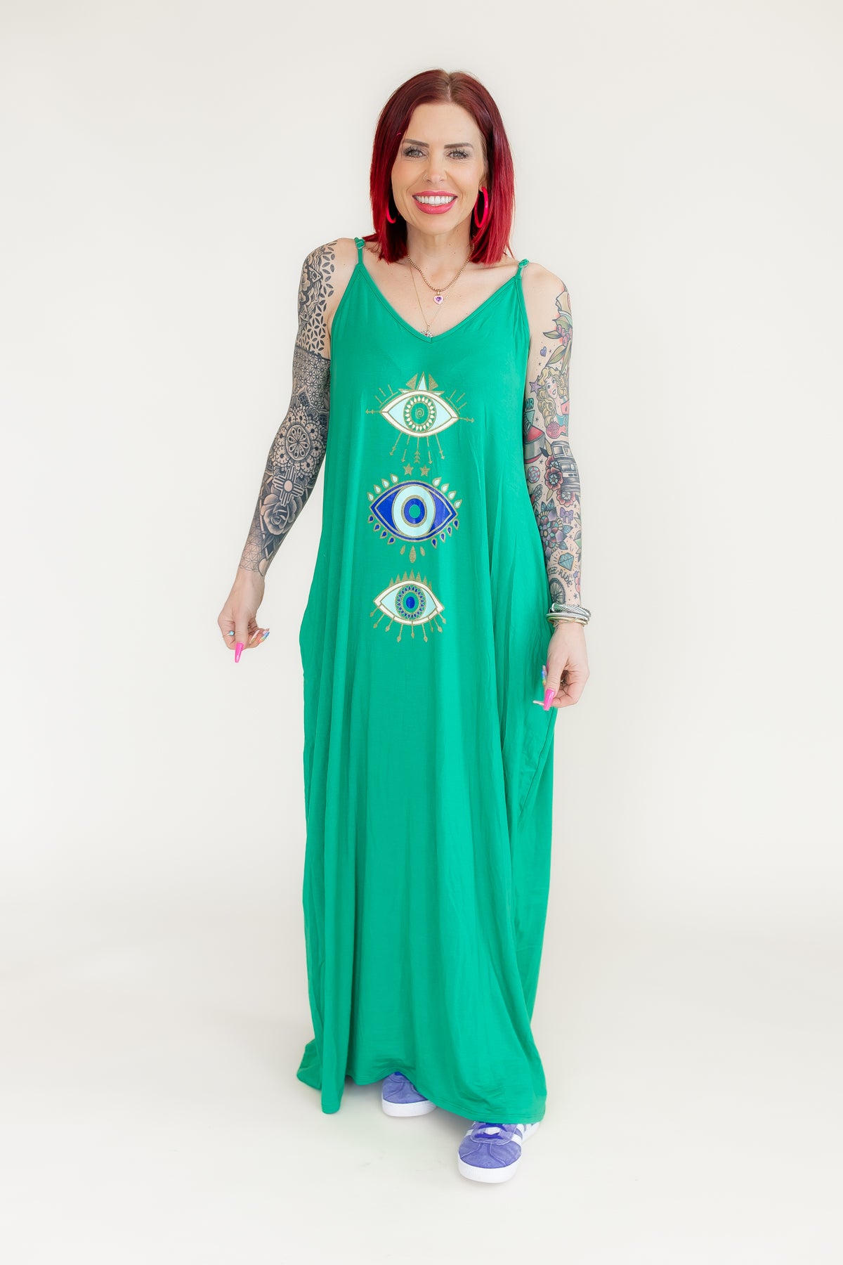 All Eyes On Me Maxi Dress - D13