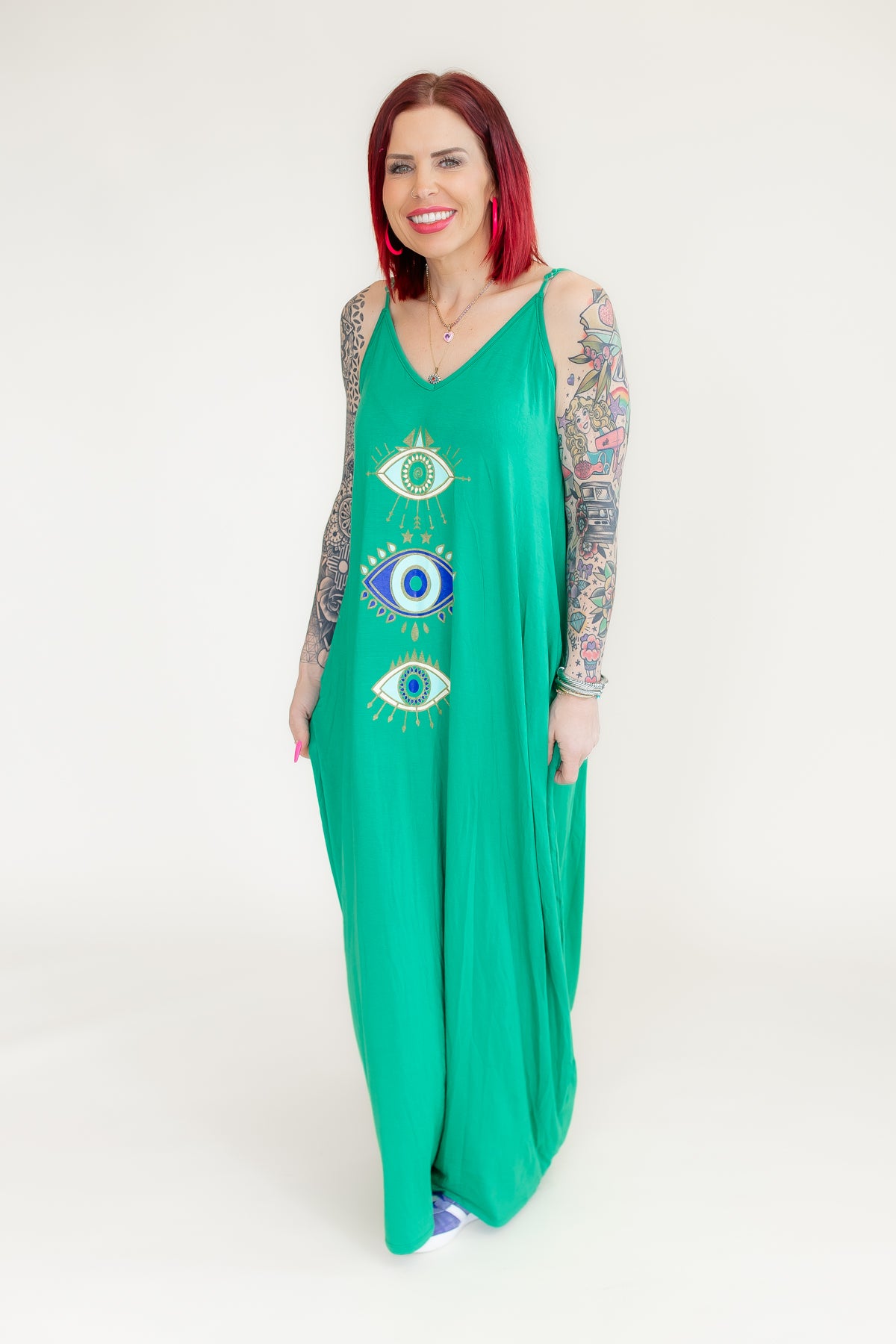 All Eyes On Me Maxi Dress - D13