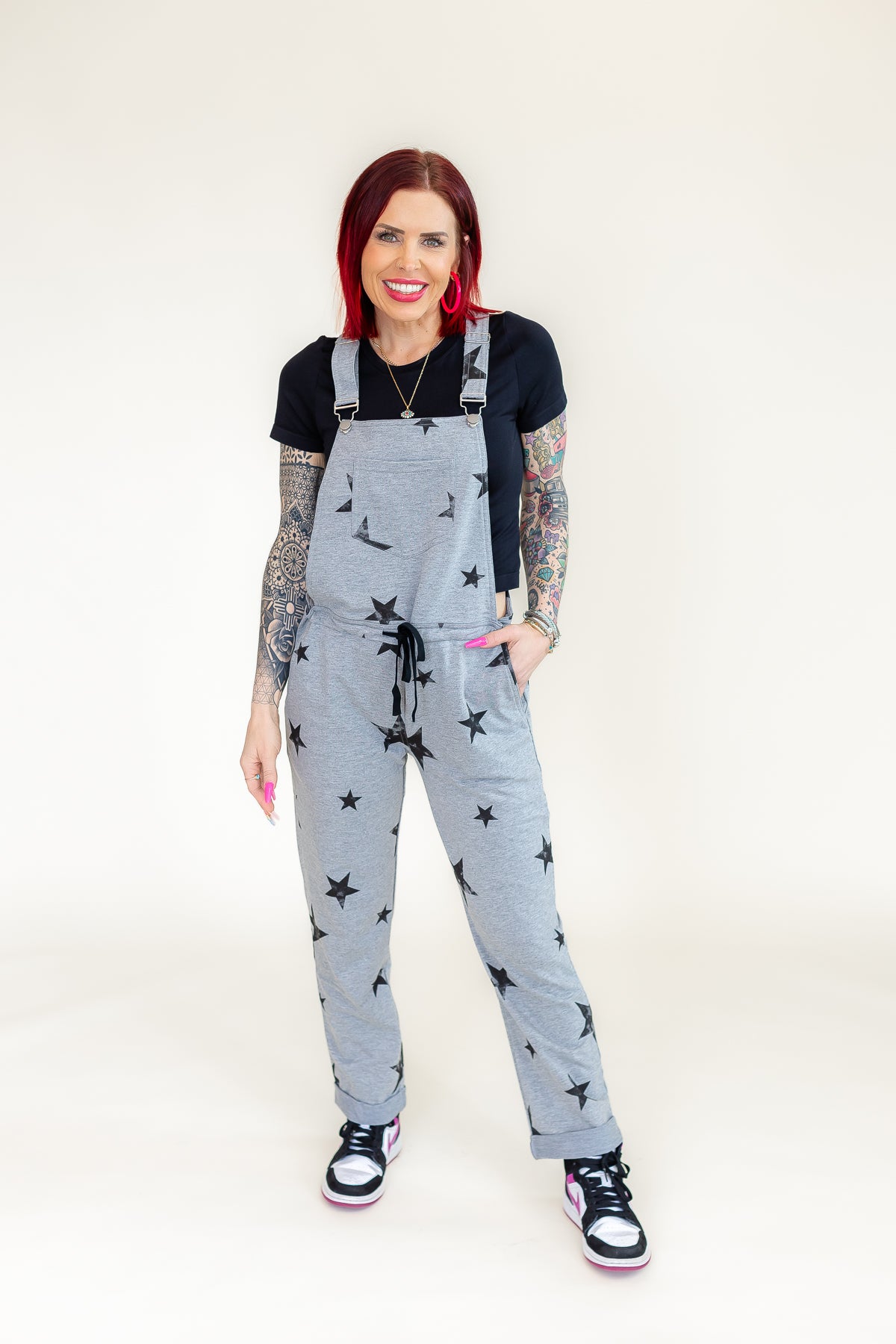 Shine On 7/8 Crop Summer Overalls - O54