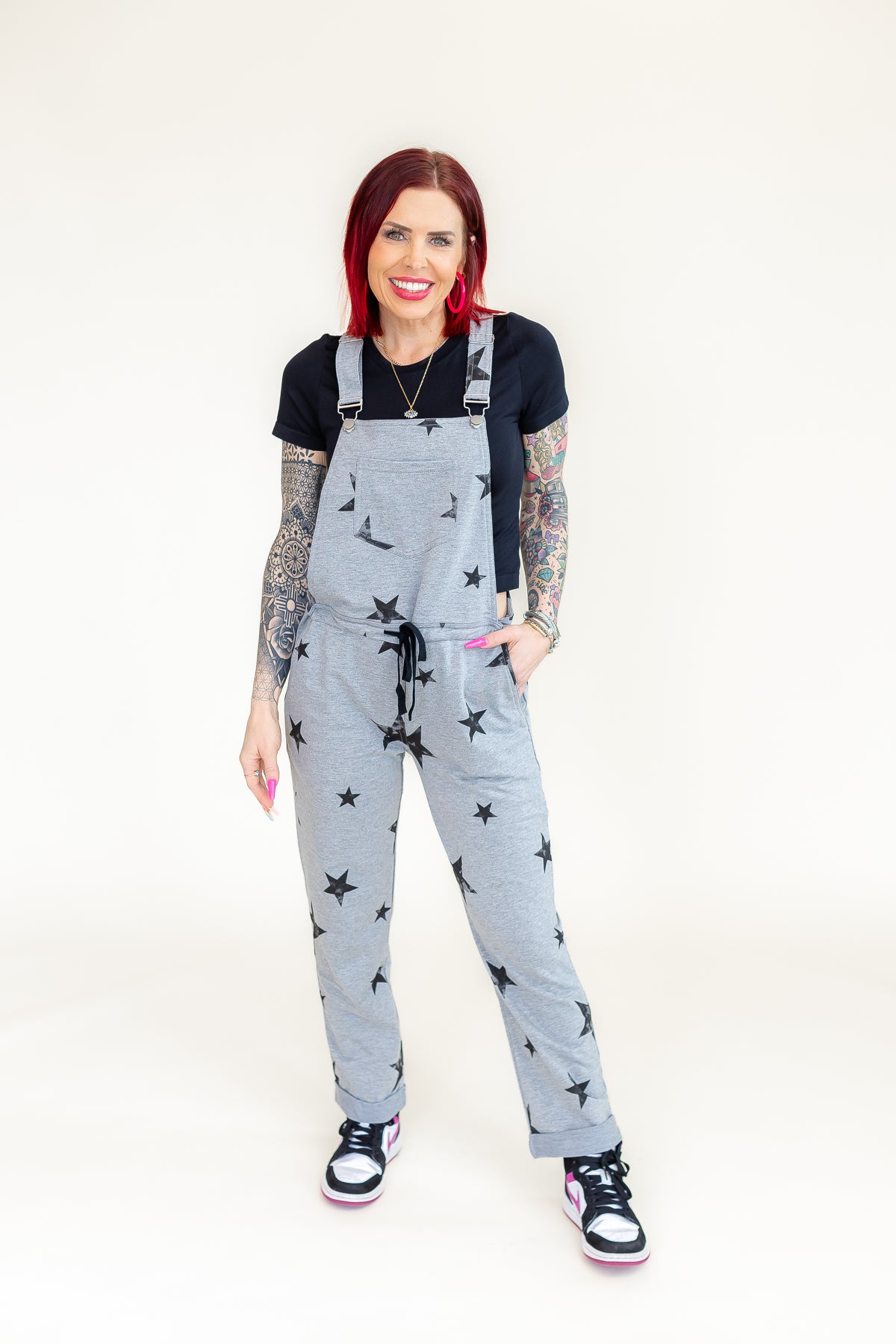 Shine On 7/8 Crop Summer Overalls - O54