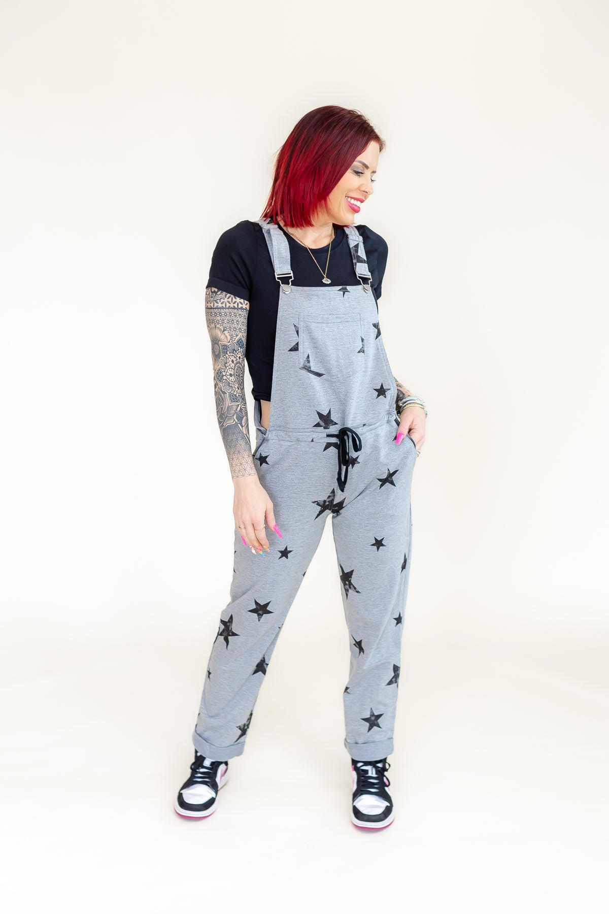 Shine On 7/8 Crop Summer Overalls - O54