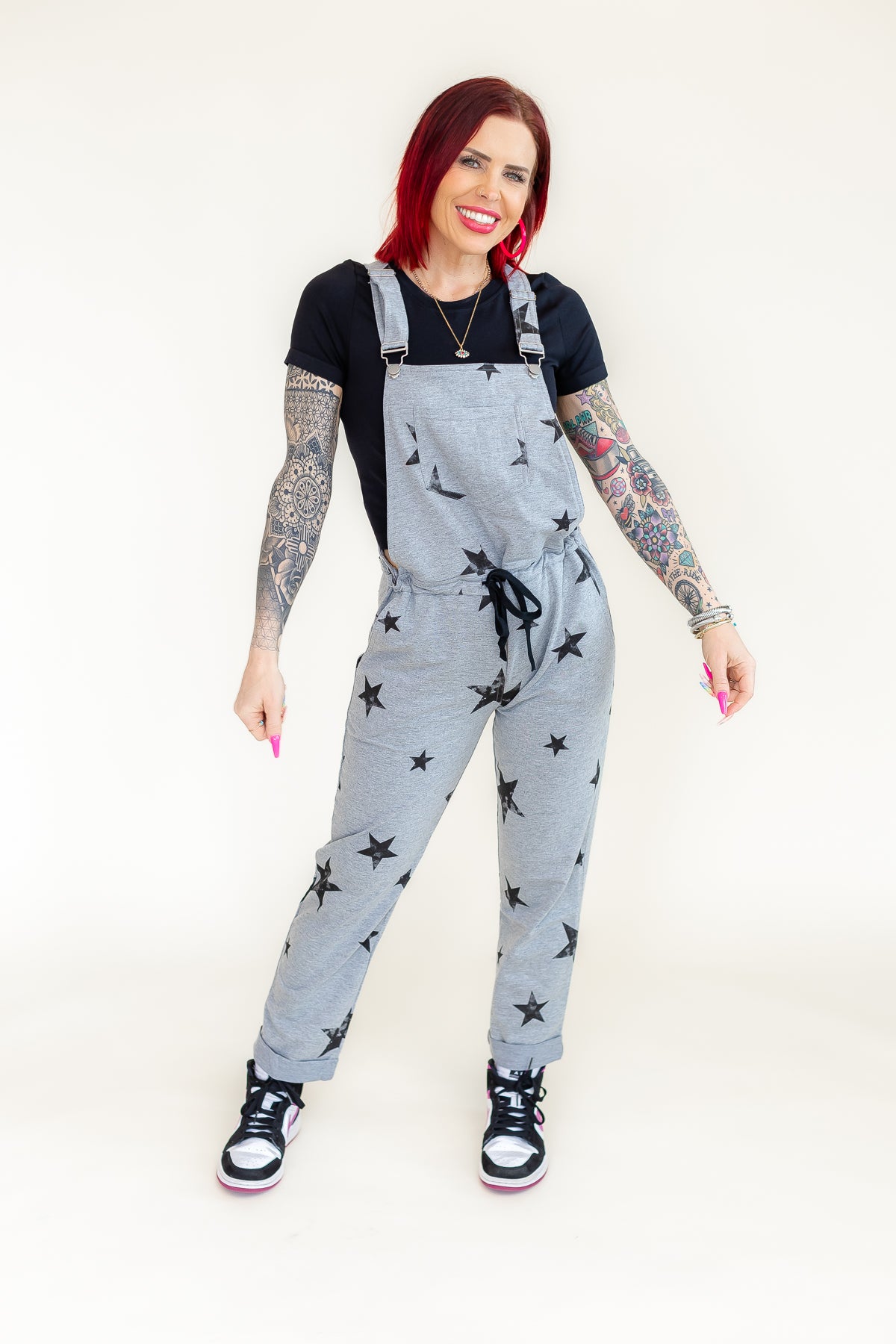 Shine On 7/8 Crop Summer Overalls - O54