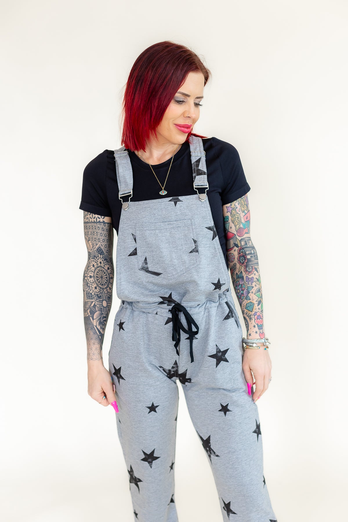 Shine On 7/8 Crop Summer Overalls - O54