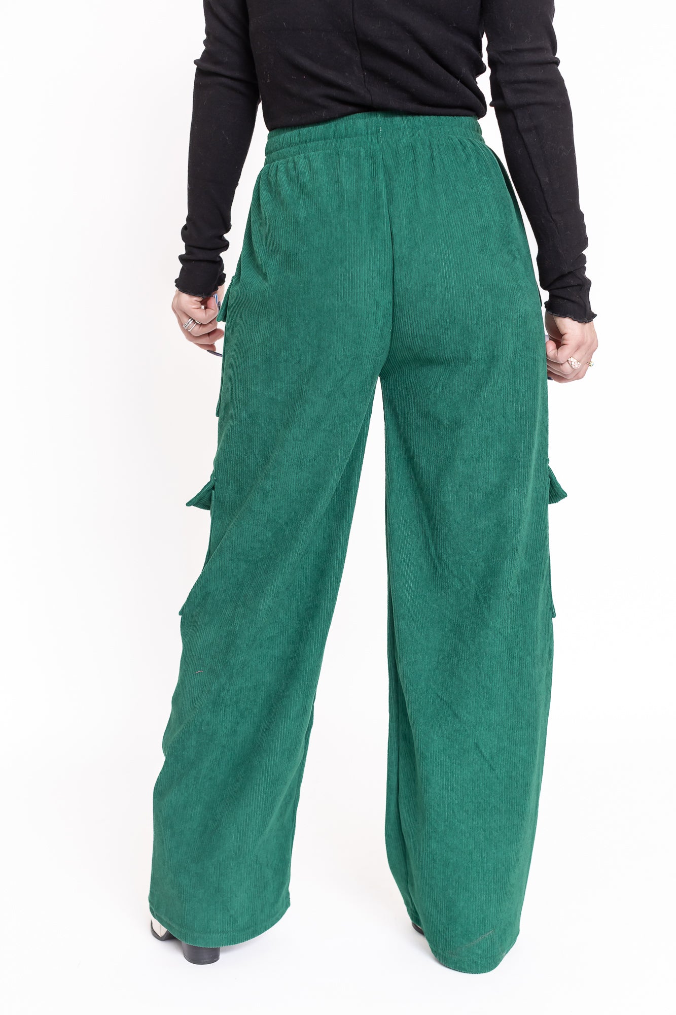 Green With Envy Corduroy Cargo Pants -P25