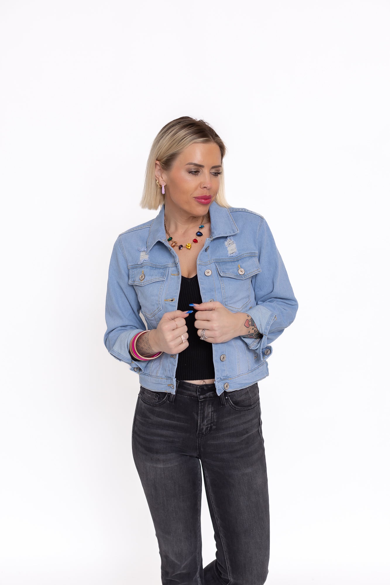 Denim Day Dream Light Wash Denim Jacket -J20