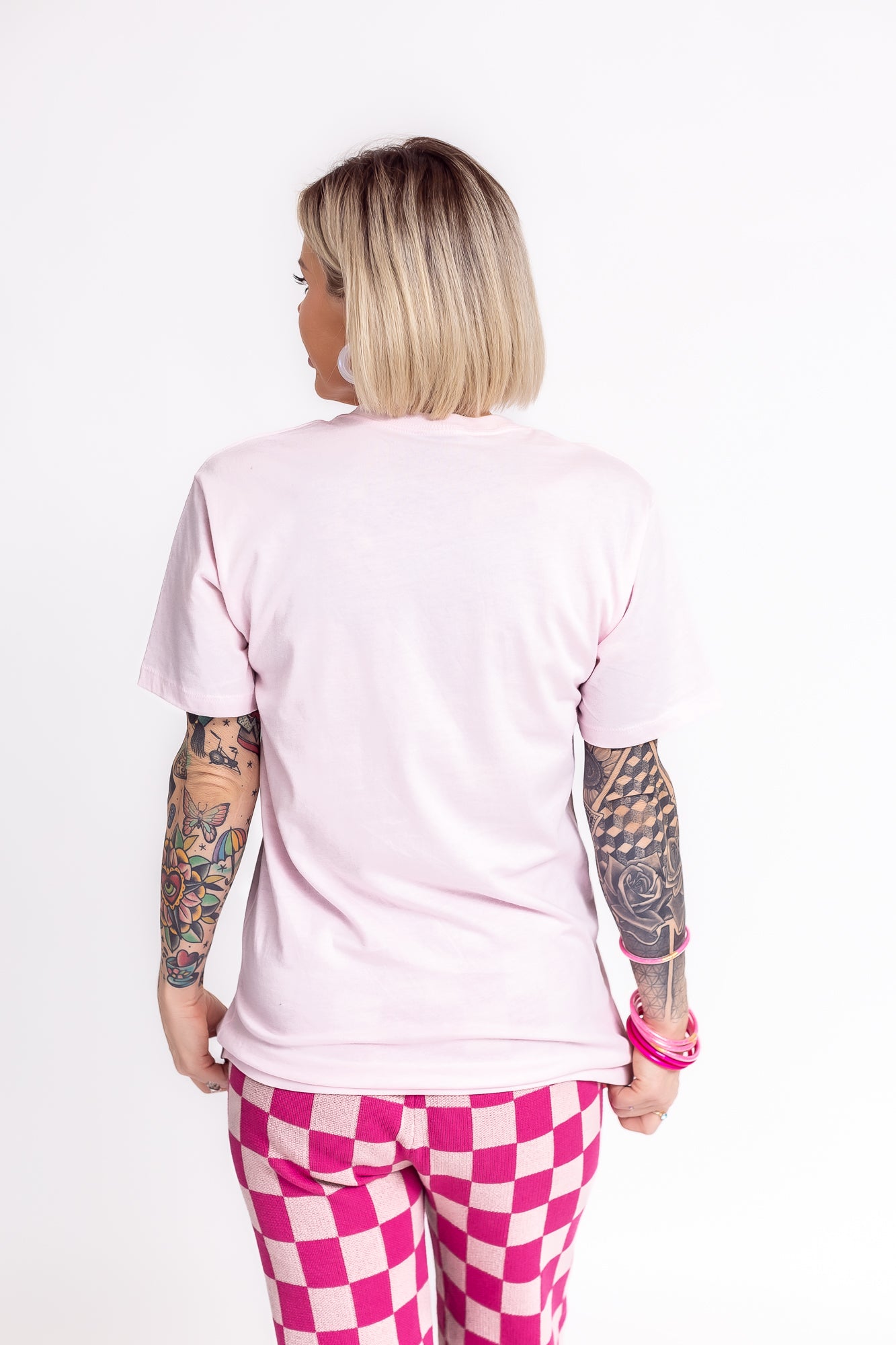 Howdy Pink Graphic Tee - T105