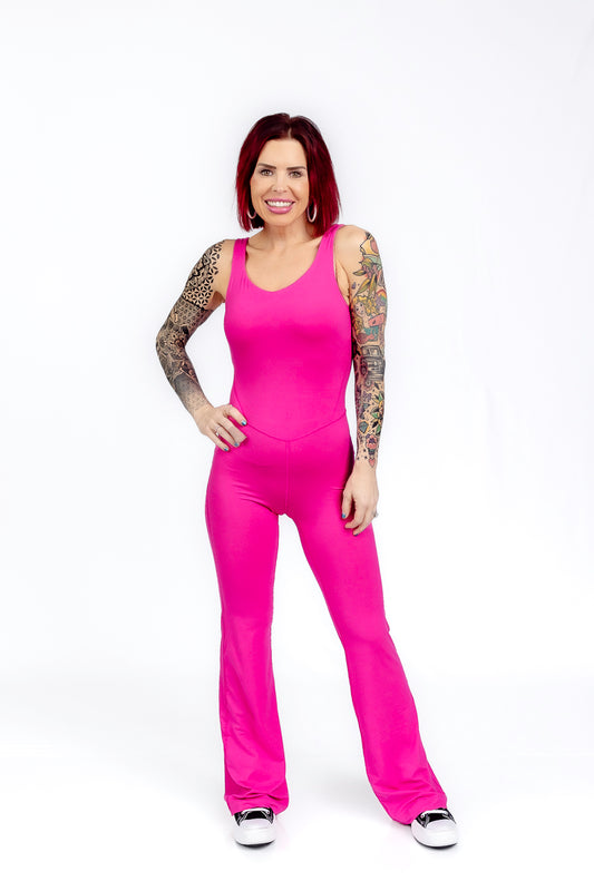 Glam Girl Sonic Pink Jumpsuit- R05