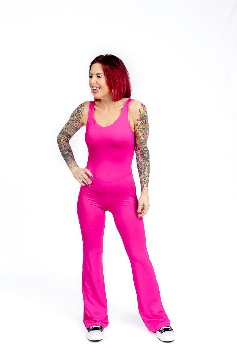 Glam Girl Sonic Pink Jumpsuit- R05