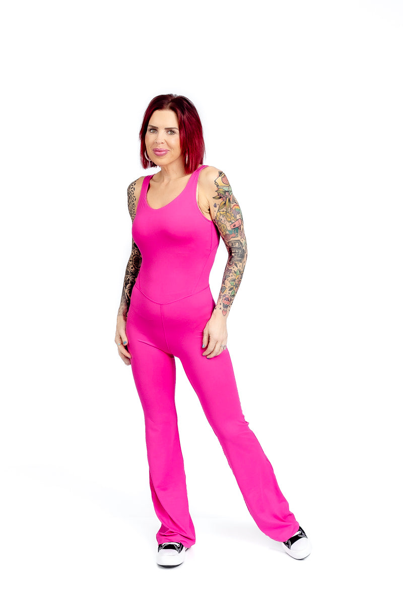 Glam Girl Sonic Pink Jumpsuit- R05