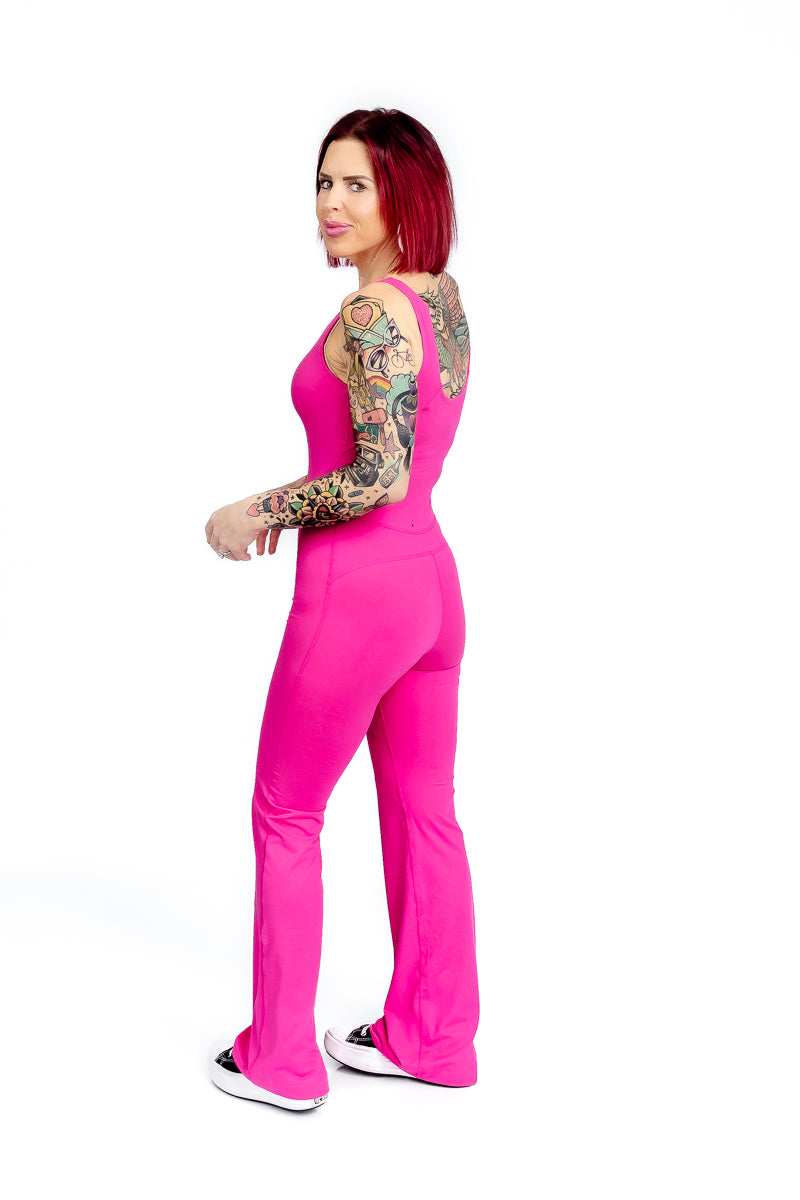 Glam Girl Sonic Pink Jumpsuit- R05