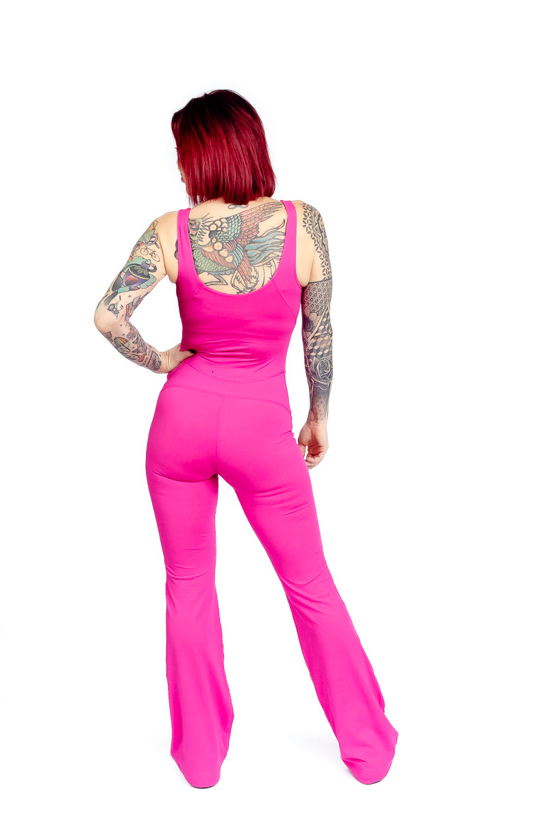 Glam Girl Sonic Pink Jumpsuit- R05