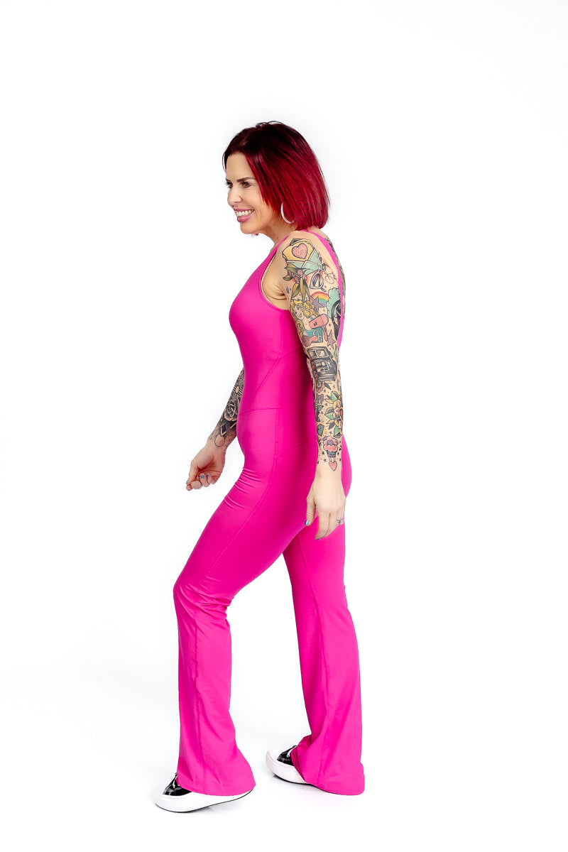 Glam Girl Sonic Pink Jumpsuit- R05