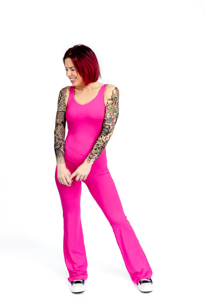 Glam Girl Sonic Pink Jumpsuit- R05