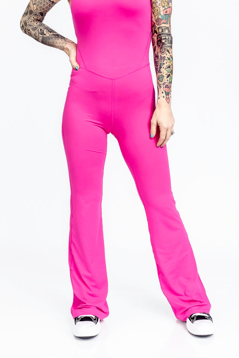 Glam Girl Sonic Pink Jumpsuit- R05