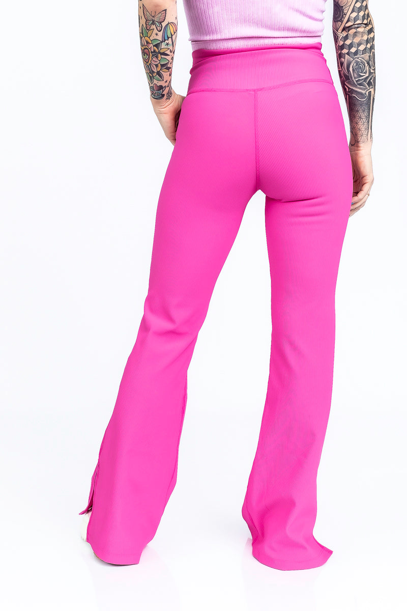 Vibe & Flare Pink Leggings- P39