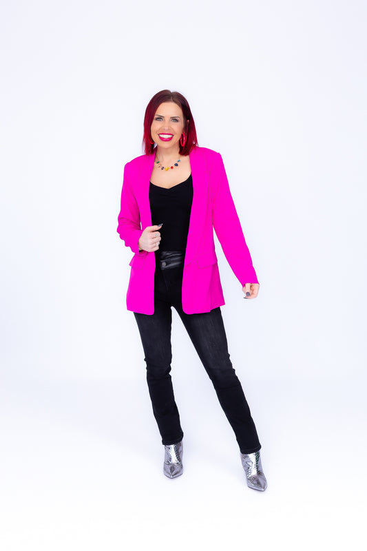 I'm Blazin' Pink Blazer- O52