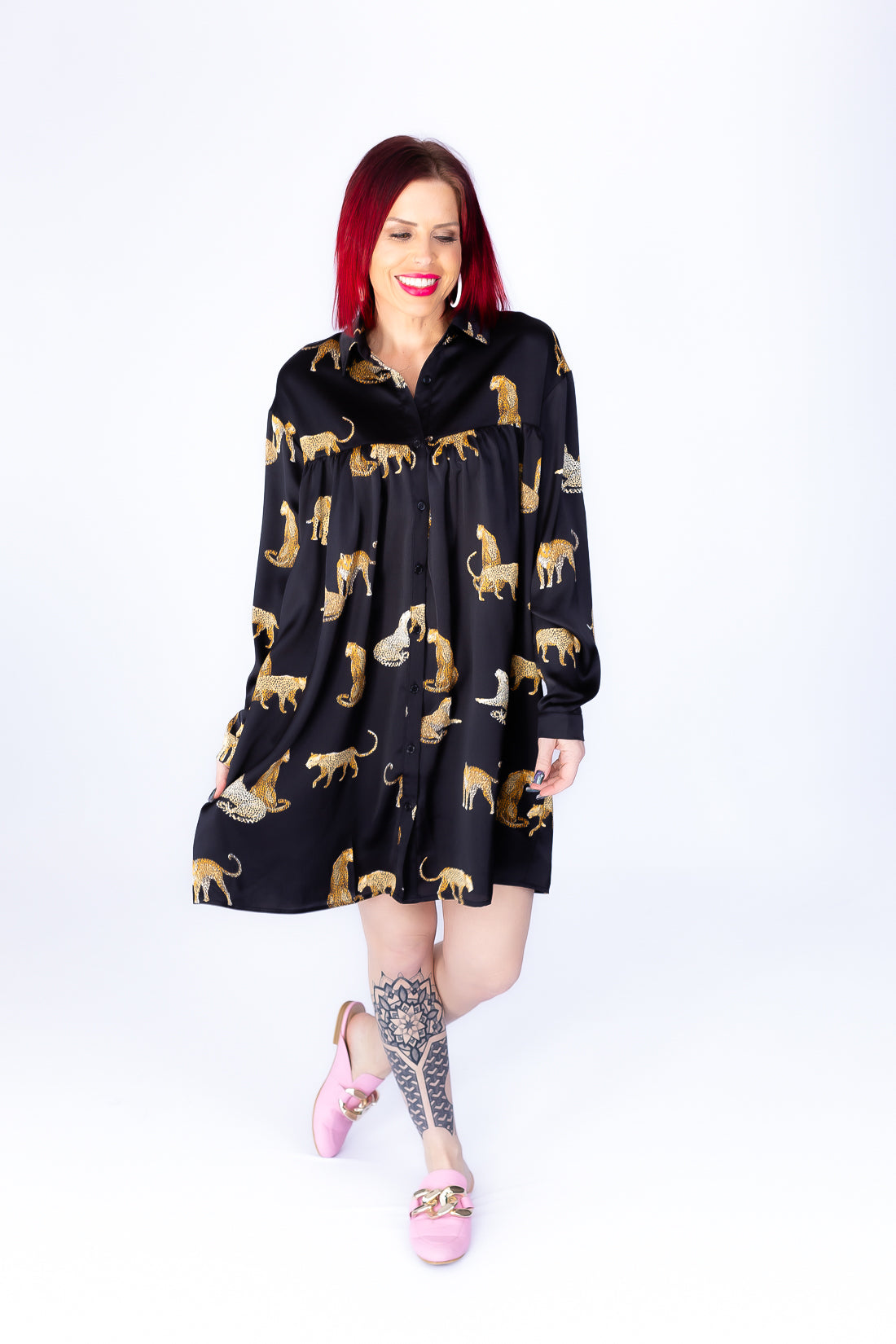 Rich Mom Tiger Dress - D12